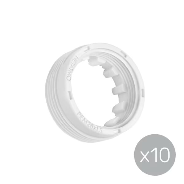 paquete de adaptadores de válvula de radiador pettinaroli x10